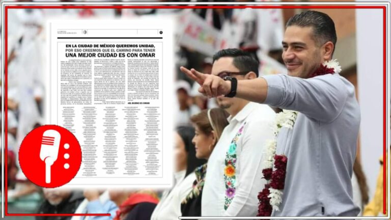 Más de 150 líderes sociales, vecinales y comerciantes, firman desplegado en apoyo a García Harfuch; aseguran que él dará continuidad a la 4T en la CDMX