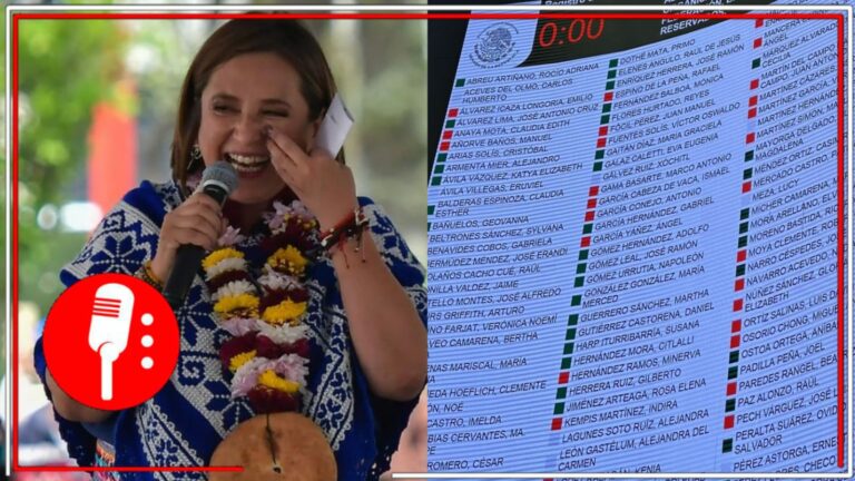 Xóchitl Gálvez traiciona a los trabajadores del Poder Judicial al no votar en contra de la desaparición de los fideicomisos (VIDEO)