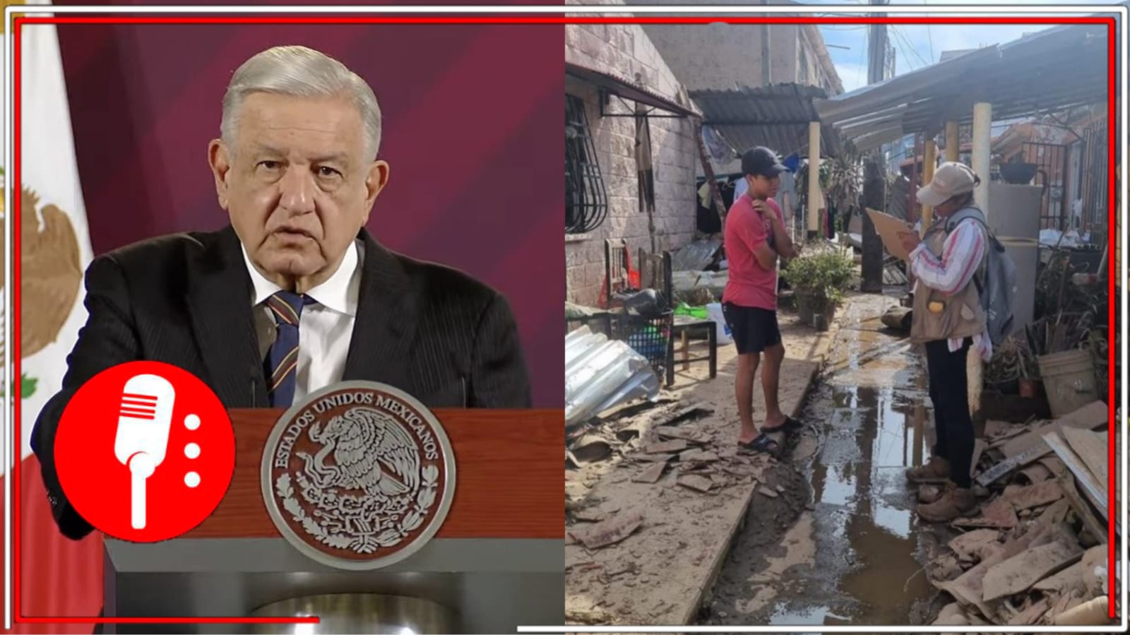AMLO informó que ayer sobrevoló Acapulco y realizó una reunión de evaluación; se comprometió a que Guerrero y su pueblo se levantarán de nuevo (VIDEO)