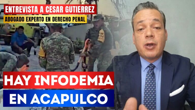 #Entrevista | Hay infodemia en Acapulco: El abogado experto en derecho penal César Gutiérrez señaló que es falso que el ejército este robando suministros en Guerrero