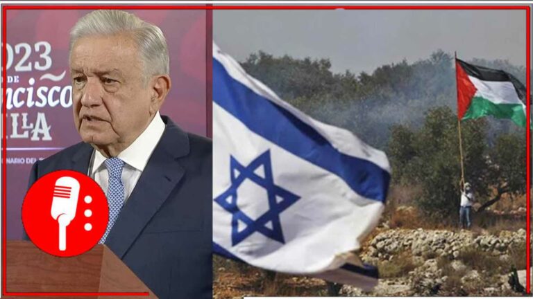 AMLO recalcó que lo primordial es la búsqueda de la paz en lo que respecta al conflicto de Israel con Palestina (VIDEOS)