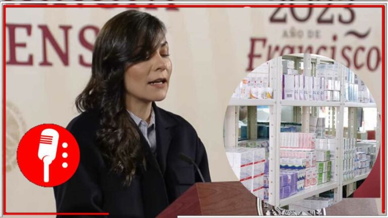 Liz Vilchis exhibió a los medios que difundieron la mentira de que la Súperfarmacia no estará lista para finales de este año (VIDEO)