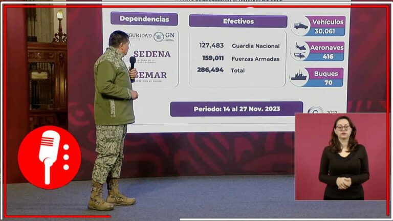 El titular de la SEDENA informó acerca del trabajo realizado por los más de 200 mil elementos en el último periodo (FOTOS Y VIDEO)