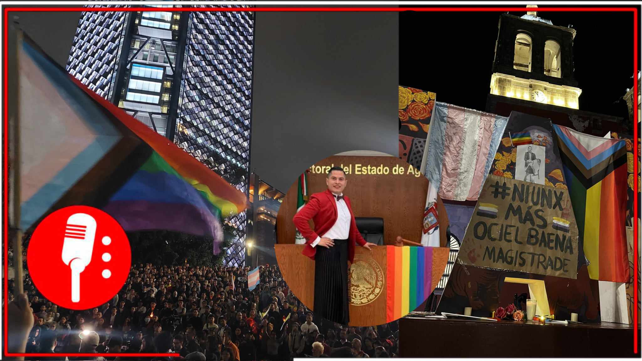 Miles de personas salieron a protestar y exigir justicia por la muerte del magistrade Ociel Baena (FOTOS)