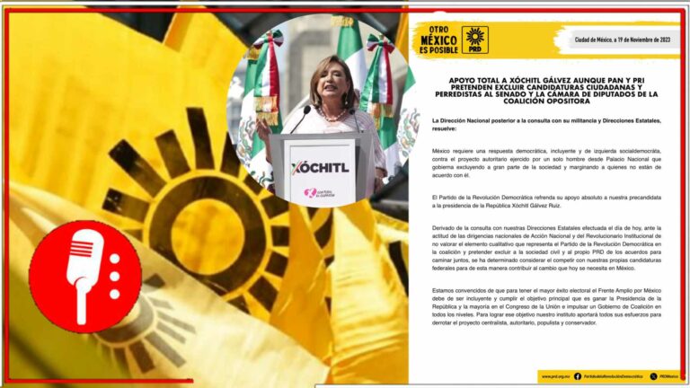El PRIAN excluyó al PRD para candidaturas en el Senado y en la Cámara de Diputados, el partido amarillo refrendó su apoyo a Xóchitl Gálvez (FOTOS)