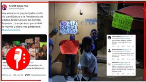 Xóchitl Gálvez inició su precampaña en Coyuca, Guerrero, usuarios en redes aseguraron que se trata del oportunismo característico de la derecha (FOTOS)