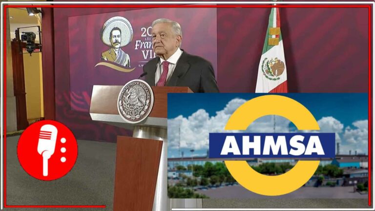AMLO indicó que se está avanzando en el rescate de AHMSA, no se cancelará la deuda, pero, si habrá facilidades para una renegociación (VIDEO)