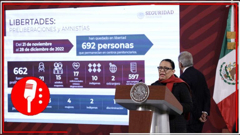 La titular de la SSPC informó acerca de las preliberaciones y las amnistías que se han realizado en los últimos meses (VIDEO)