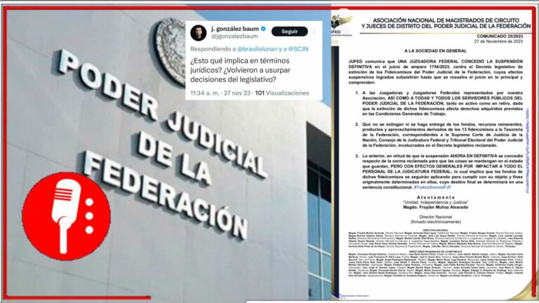El PJF ignoró al Poder Legislativo, al Presidente y al pueblo mexicano, han suspendido definitivamente el juicio contra la eliminación de los fideicomisos (FOTOS)