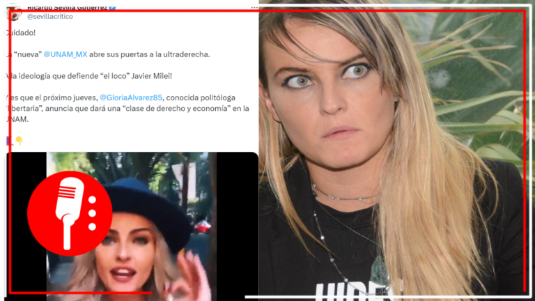 Denuncian que la libertaria guatemalteca, Gloria Álvarez, ofrecerá una &#8220;clase de derecho y economía&#8221; en la UNAM