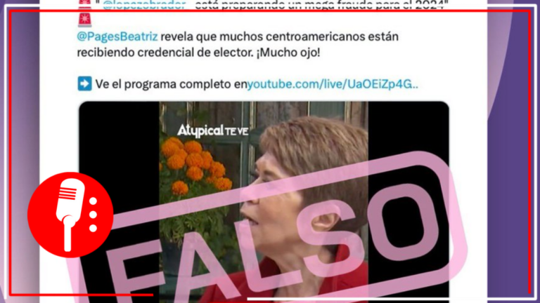 INE desmiente a Beatriz Pagés: Falso que el instituto haya expedido credenciales para votar a personas no mexicanas