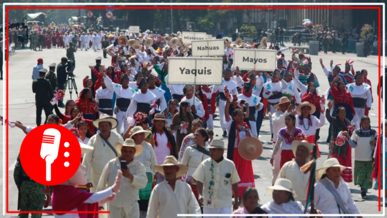 Pueblos originarios participaron en el desfile del 20 de noviembre