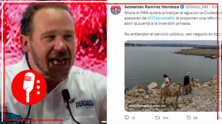 PAN busca privatizar el agua en la CDMX; asesores de Taboada le proponen una reforma constitucional para privatizar el vital líquido