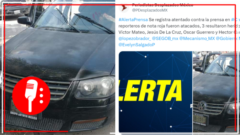 Atentado contra reporteros en Guerrero deja tres lesionados
