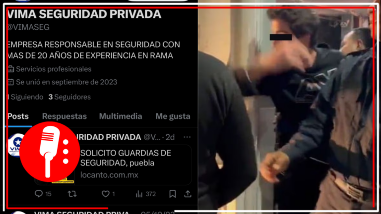Despiden a guardia de seguridad que fue brutalmente golpeado por estudiante de la Anáhuac en Lomas de Angelópolis