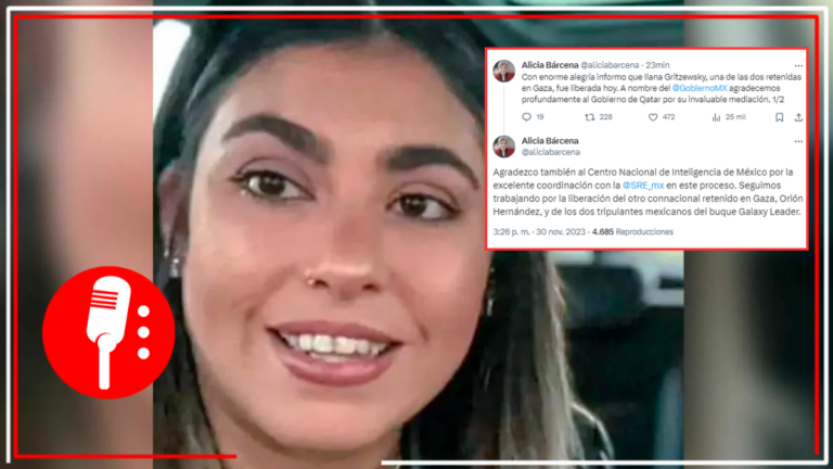 Liberan a Ilana Gritzewsky, mexicana retenida en Gaza: SRE