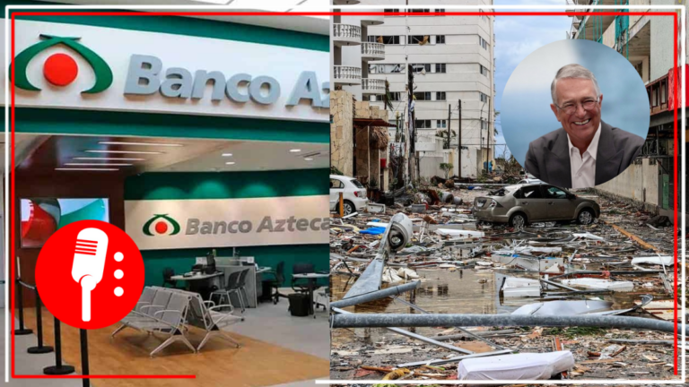 Banco Azteca, del usurero y deudor de impuestos, Ricardo Salinas Pliego, cobra el 5% de las donaciones realizadas al pueblo de Guerrero