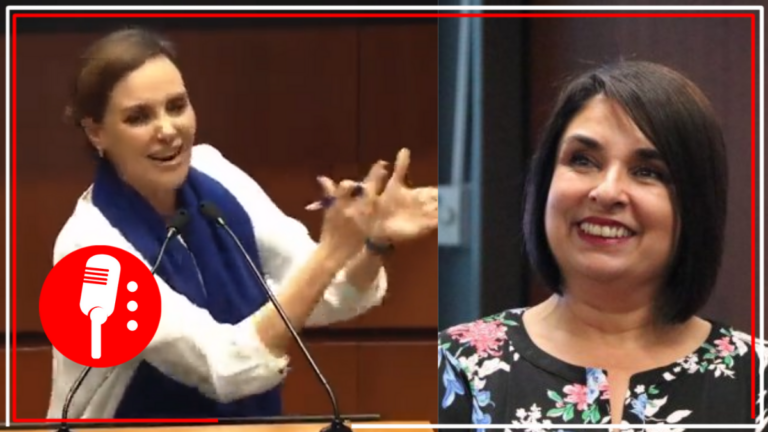 Lilly Téllez lanza comentarios despectivos contra el físico de la senadora Antares Vázquez.