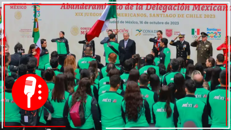 AMLO abandera a deportistas que participarán en los Juegos Parapanamericanos Santiago 2023 (VIDEO)