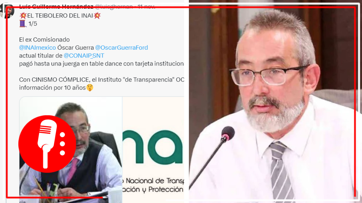 Renuncian secretarios del INAI tras revelarse que gastaban recursos públicos en “table dance”