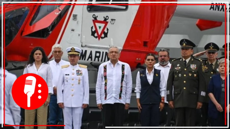 AMLO rinde homenaje a víctimas y desaparecidos que dejó el huracán Otis en Guerrero (VIDEO)