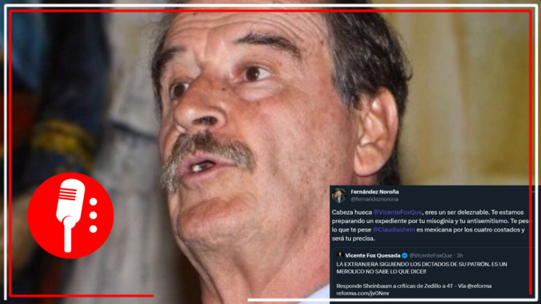Noroña revela que preparan expediente contra Fox por antisemita y misógino