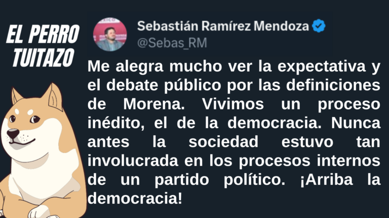 El Perro Tuitazo: Morena, ejemplo de democracia