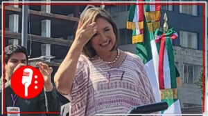 Xóchitl Gálvez olvida su discurso frente a sus seguidores en el Monumento a la Revolución (VIDEO) 