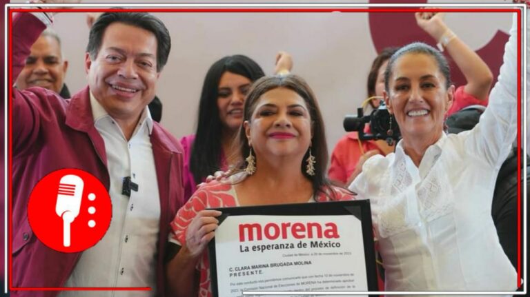 Clara Brugada recibe constancia como precandidata única de Morena por la Jefatura de Gobierno de la CDMX