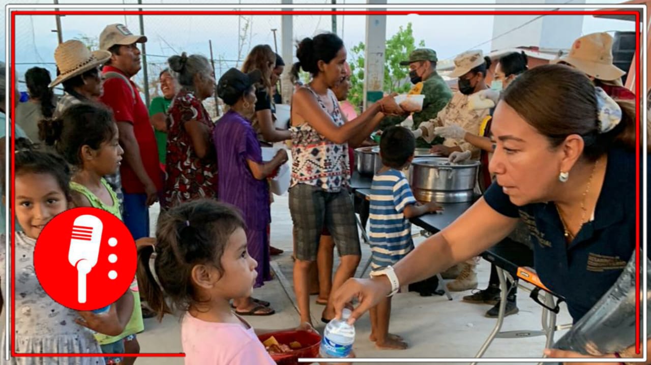 Comedor Comunitario en el CICI Renacimiento trabaja 16 horas con el fin de atender a los damnificado por el huracán “Otis”