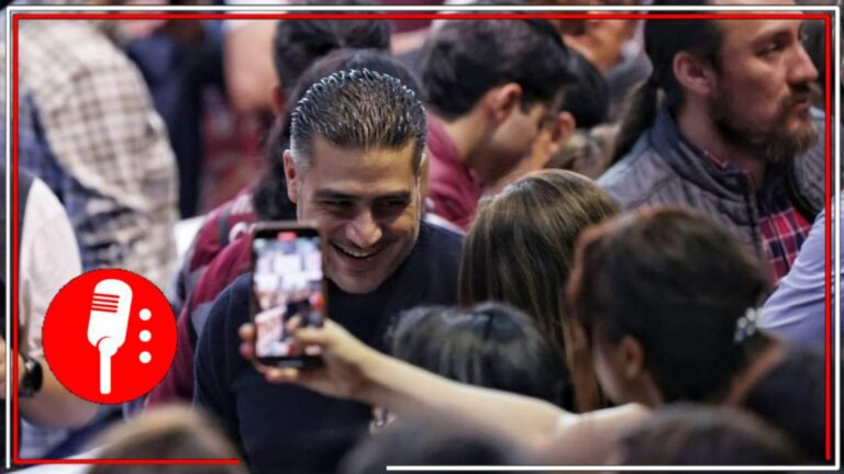 Omar García Harfuch fue ovacionado por miles de militantes de Morena en la Arena México (VIDEO)