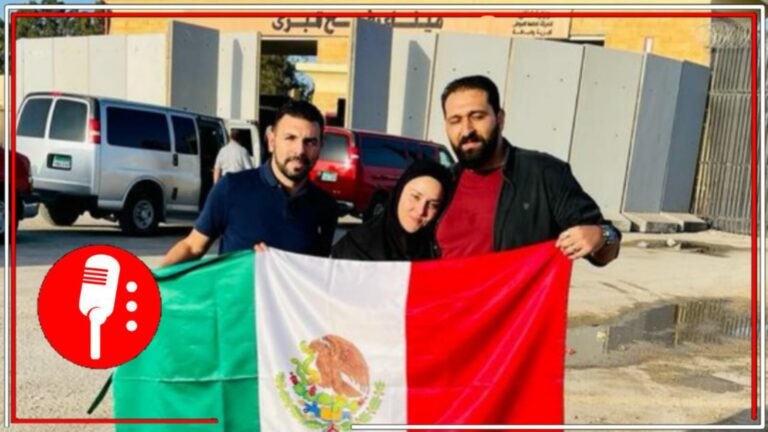 La doctora mexicana Bárbara Lango y su esposo han salido de la Franja de Gaza, informó la Secretaría de Relaciones Exteriores