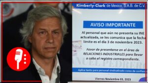 Claudio X. González comienza a operar un posible fraude electoral: En Kimberly Clark de Ecatepec, piden el INE de los trabajadores a cambio de descuentos
