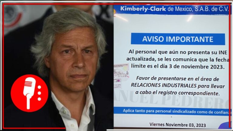 Claudio X. González comienza a operar un posible fraude electoral: En Kimberly Clark de Ecatepec, piden el INE de los trabajadores a cambio de descuentos