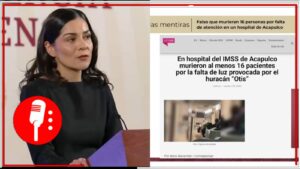Así de carroñeros son los medios de desinformación: Liz Vilchis muestra como los conservadores lucran con la tragedia de Acapulco (VIDEOS)