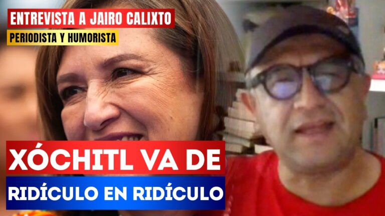 #Entrevista | Xóchitl va de ridículo en ridículo: El periodista Jairo Calixto señaló que a la oposición no le gustó que el ministro Zaldívar renunciara para unirse a Claudia Sheinbaum en su campaña