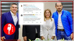 La senadora Lucy Meza formaliza su anexión al bloque conservador; en redes aseguran que no pasará del basurero de la historia