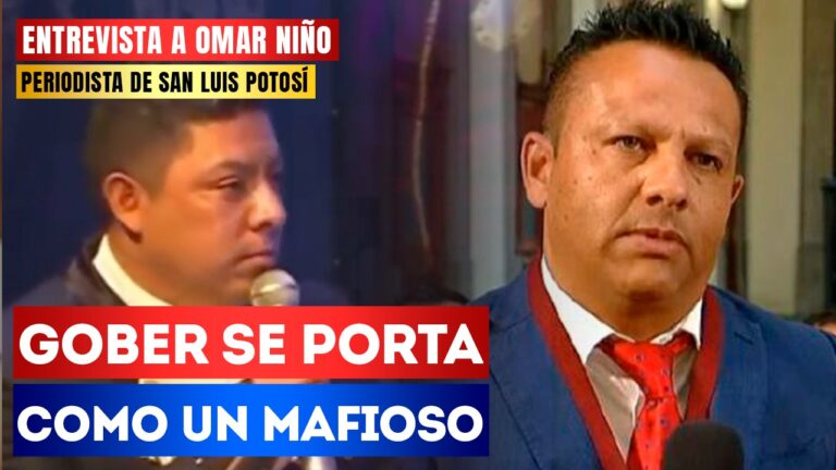 #Entrevista | Gober se porta como un mafioso: El periodista Omar Niño señaló que el gobernador de San Luis Potosí, Ricardo Gallardo, lo amenazó y se comporta como mafioso al emitir discursos de odio