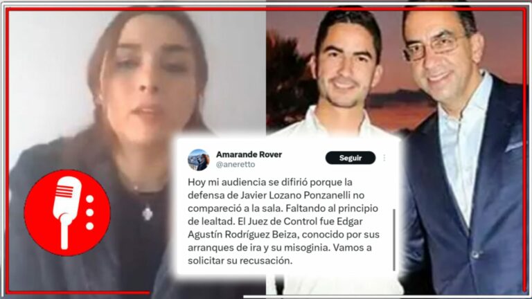 No se presenta Javier Lozano Ponzanelli ni a su defensa a una audiencia sobre el Caso Amarande Riojas, abogada que denunció al hijo de Lozano Alarcón por violación