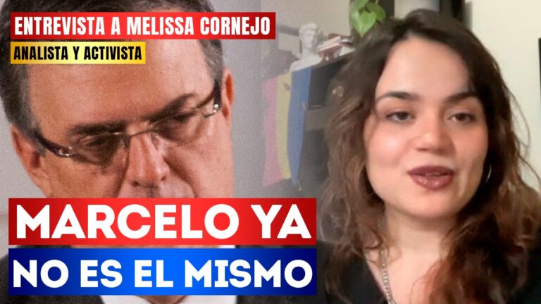 #Entrevista | Marcelo ya no es el mismo: La analista y activista, Melissa Cornejo celebró que Ebrard se quede en Morena, sin embargo, espera que sus seguidores respeten la unidad y el proyecto de la 4T
