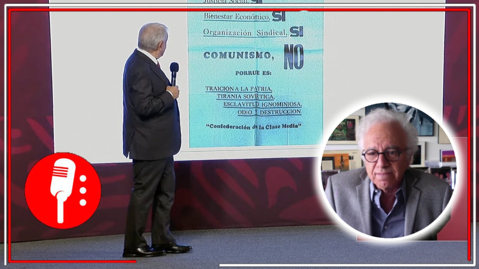 En su desesperación, los conservadores como el clasista y reaccionario Francisco Martín Moreno, recurren a las mentiras; AMLO les recomendó hacer un congreso y analizar su estrategia (VIDEO)
