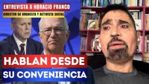 #Entrevista | Hablan desde su conveniencia: El director de orquesta y activista social, Horacio Franco, señaló que los medios de comunicación buscaron manipular a la sociedad con el caso del magistrade Ociel Baena