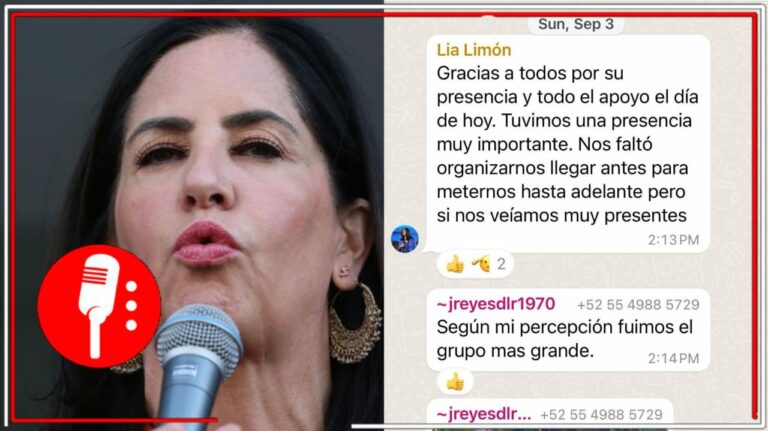 Se confirma que la alcaldesa panista Lía Limón acarreó trabajadores de la ÁO para fallida marcha en apoyo a Xóchitl Gálvez del pasado 3 de septiembre