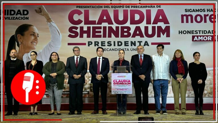 Claudia Sheinbaum presentó a su equipo de coordinación de precampaña; destacan Adán Augusto López, Fernández Noroña y Mario Delgado (VIDEO)