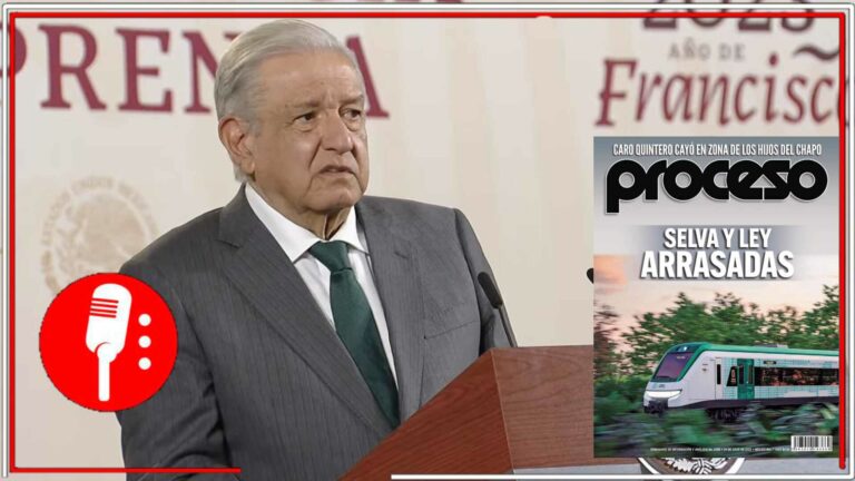 AMLO lamentó que el “Proceso” se haya sumado a los medios de manipulación y desinformación (VIDEO)
