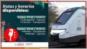 Mara Lezama compartió las rutas y horarios del Tren Maya, así como los puntos de venta de boletos (FOTOS)