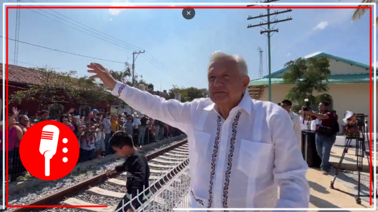 AMLO sí cumple: A días de navidad, inaugura el Tren Interoceánico de pasajeros de Salina Cruz a Coatzacoalcos
