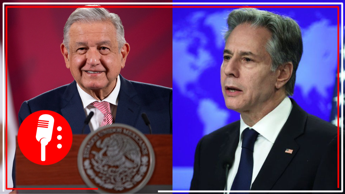AMLO recibe en Palacio Nacional a Antony Blinken, secretario de Estado de EE.UU. (VIDEO)