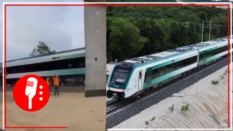 Tren Maya realiza pruebas en el puente Boca del Cerro en Tenosique, Tabasco
