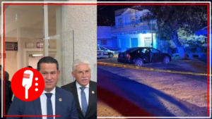El panista y gobernador de Guanajuato, Diego Sinhue Rodríguez, se niega a hablar de la masacre en Salvatierra
